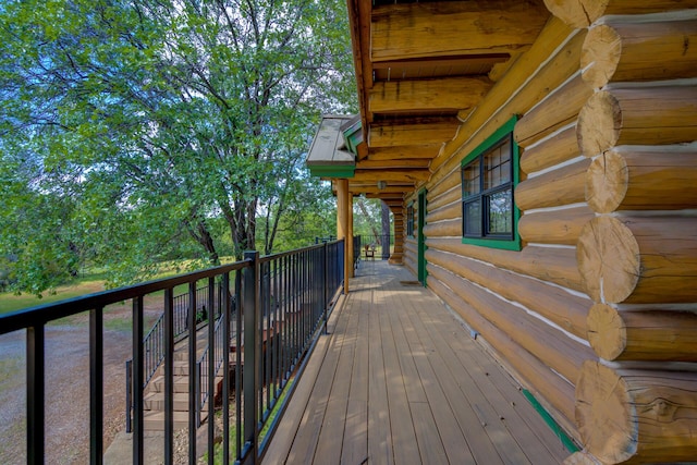 view of deck