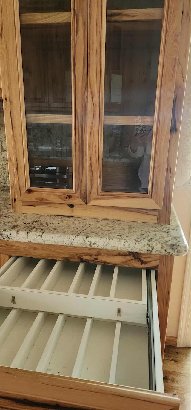 details with wood finished floors
