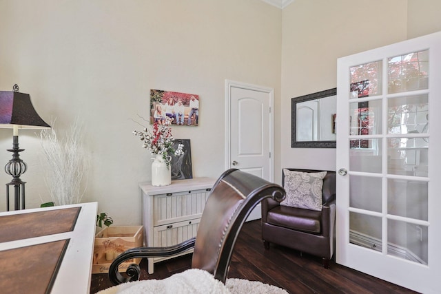 13194 Tierra Heights Rd, Redding, CA 96003 - home office featuring dark wood-style floors