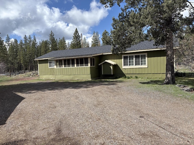 75 Pine Dr, Lookout, CA 56054 - view of front facade with roof with shingles and driveway