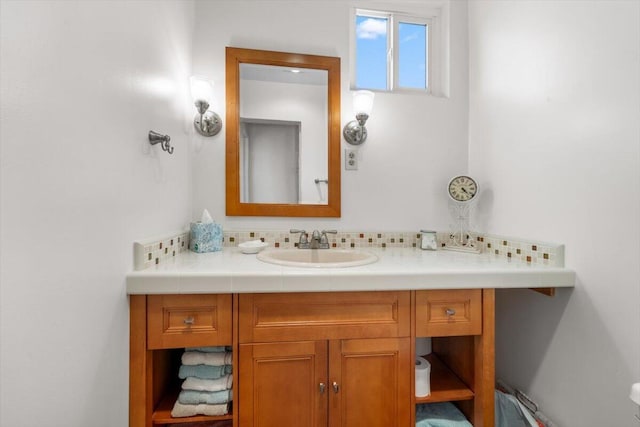 105 Kaer Ave, Red Bluff, CA 96080 - bathroom with tasteful backsplash and vanity
