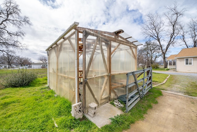 5995 Bellevue Ln, Anderson, CA 96007 - view of greenhouse with a yard