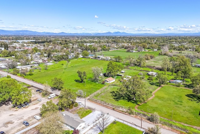 5995 Bellevue Ln, Anderson, CA 96007 - birds eye view of property with a mountain view
