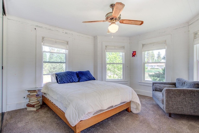 45517 Pittville Rd, Mcarthur, CA 96056 - carpeted bedroom with a ceiling fan
