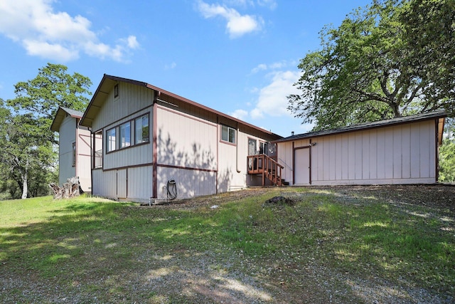 16588 Stanislaus Dr, Redding, CA 96001 - exterior space with a lawn