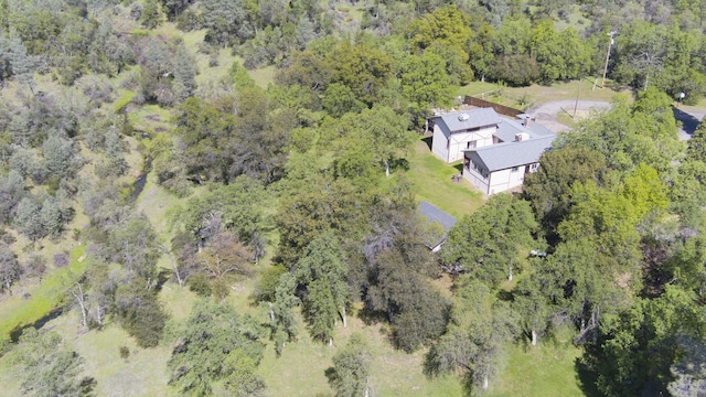 16588 Stanislaus Dr, Redding, CA 96001 - bird's eye view featuring a forest view