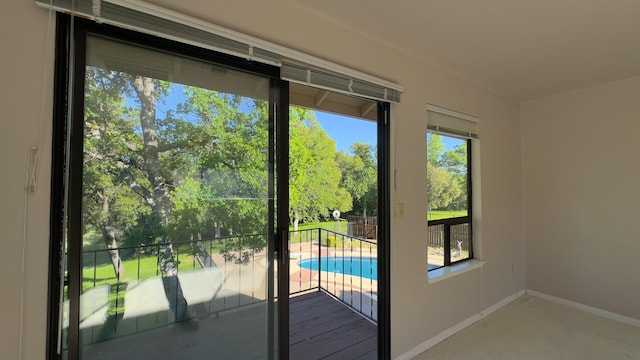 16588 Stanislaus Dr, Redding, CA 96001 - doorway with baseboards