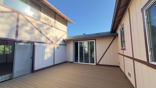 16588 Stanislaus Dr, Redding, CA 96001 - wooden terrace with visible vents