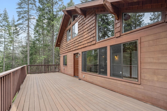 2120 Pack Trl, Mount Shasta, CA 96067 - view of wooden terrace