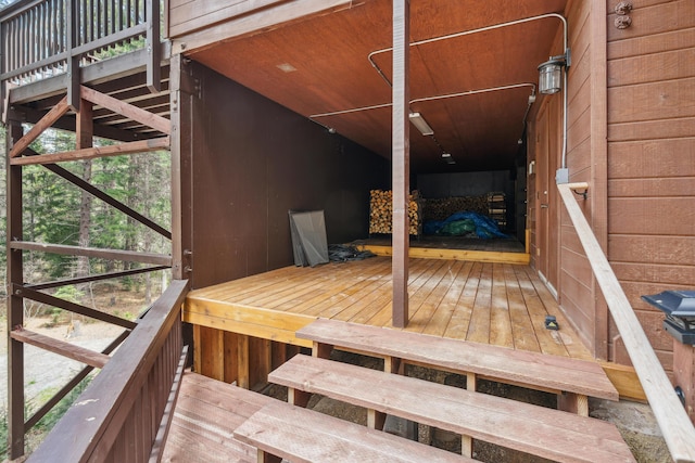 2120 Pack Trl, Mount Shasta, CA 96067 - view of wooden terrace