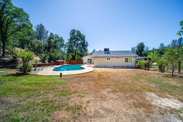 20035 Old Alturas Rd, Redding, CA 96003 - outdoor pool featuring a patio and a fenced backyard