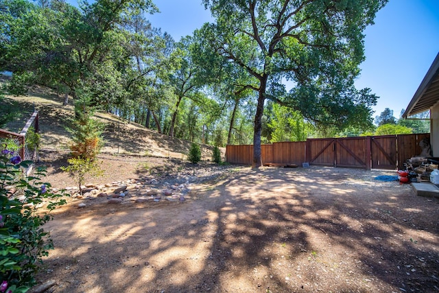20035 Old Alturas Rd, Redding, CA 96003 - view of yard featuring fence and a gate