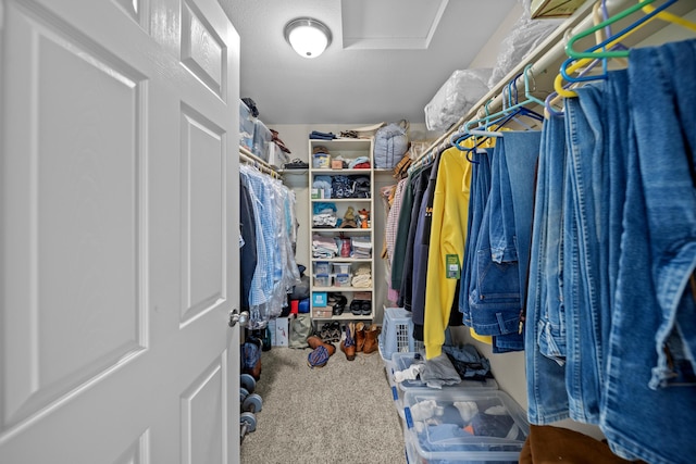 20035 Old Alturas Rd, Redding, CA 96003 - walk in closet with attic access and carpet