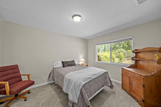 20035 Old Alturas Rd, Redding, CA 96003 - bedroom featuring baseboards, light colored carpet, and visible vents