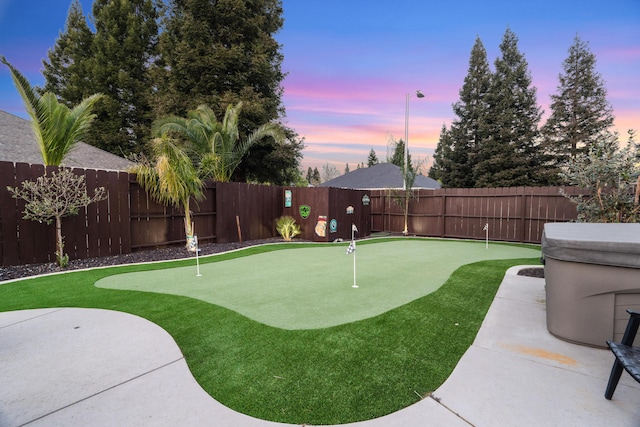 2796 Madison River Dr, Redding, CA 96002 - view of yard with a fenced backyard and a patio area