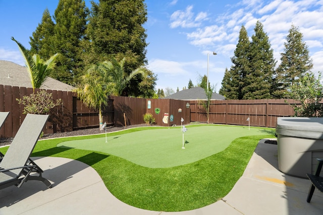 2796 Madison River Dr, Redding, CA 96002 - view of yard featuring a patio and a fenced backyard