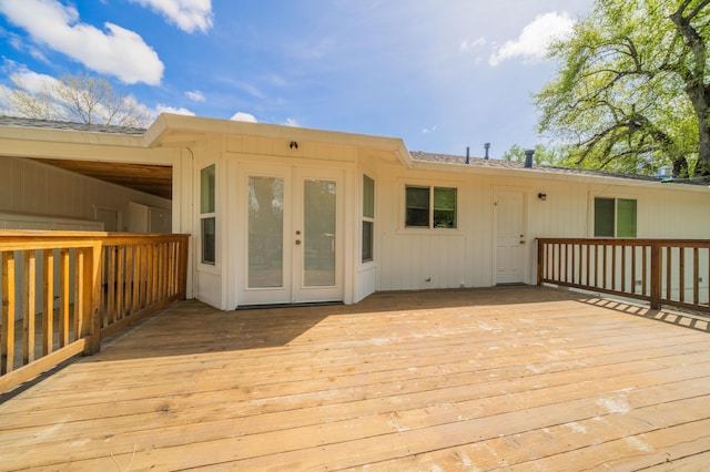 19702 Midland Dr, Redding, CA 96003 - deck featuring french doors