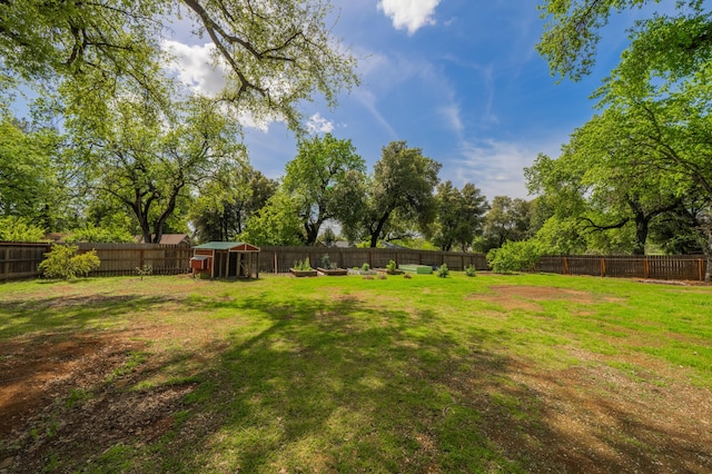 19702 Midland Dr, Redding, CA 96003 - view of yard with a fenced backyard