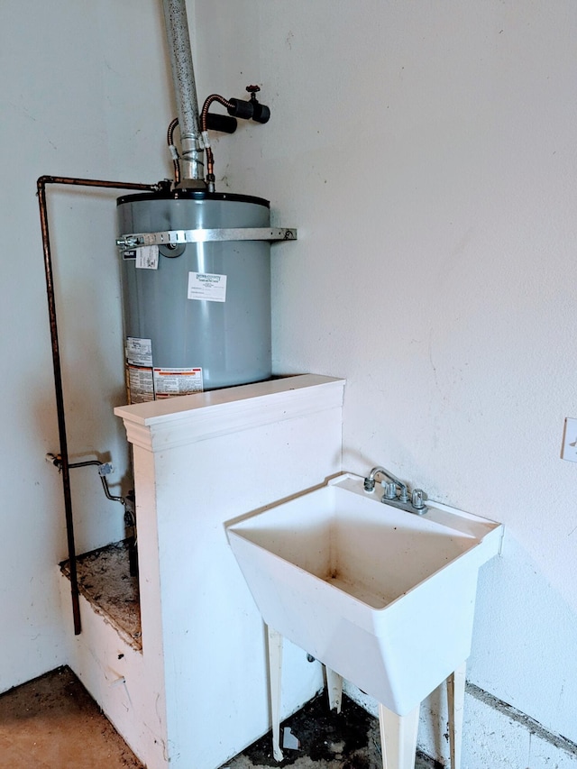 laundry room featuring a sink