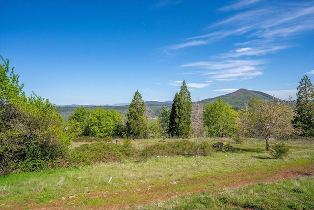 view of mountain feature