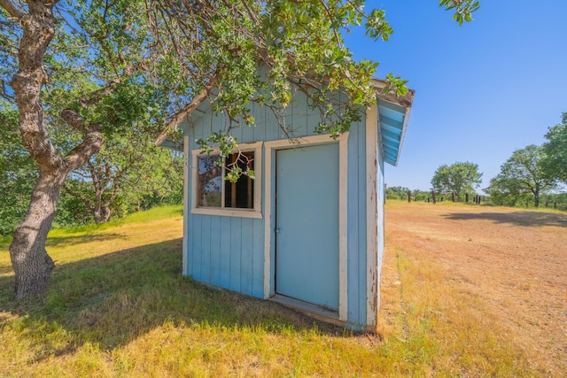 view of outbuilding with an outdoor structure