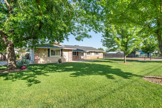 exterior space with fence