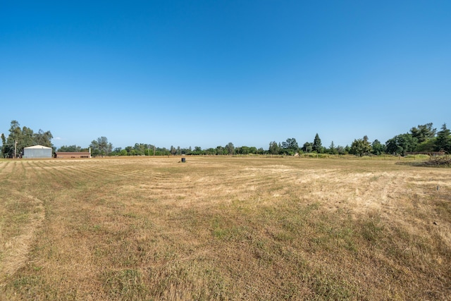 view of landscape with a rural view