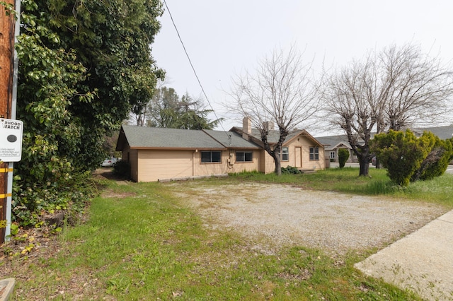 view of ranch-style house