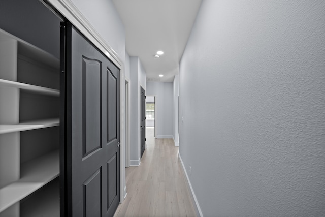 2120 Tradition Way, Redding, CA 96001 - hallway featuring light wood-type flooring and recessed lighting