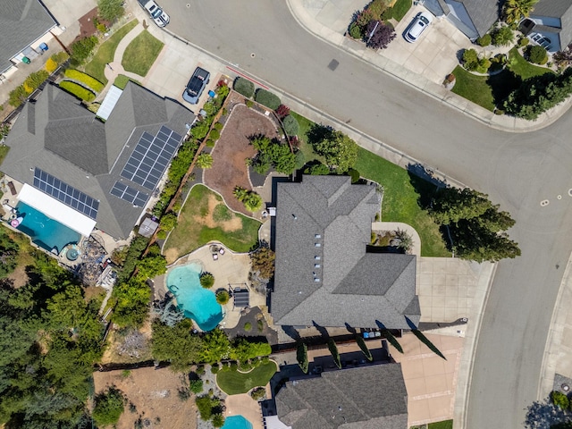 2120 Tradition Way, Redding, CA 96001 - aerial view of property's location featuring a pool