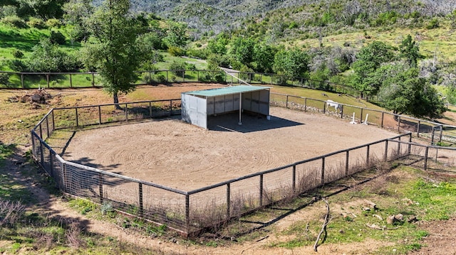 15320 Middletown Park Dr, Redding, CA 96001 - exterior space with a mountain view and a view of countryside