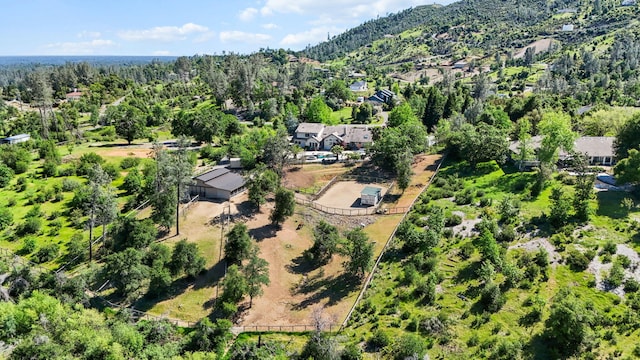 15320 Middletown Park Dr, Redding, CA 96001 - drone / aerial view of a mountain backdrop