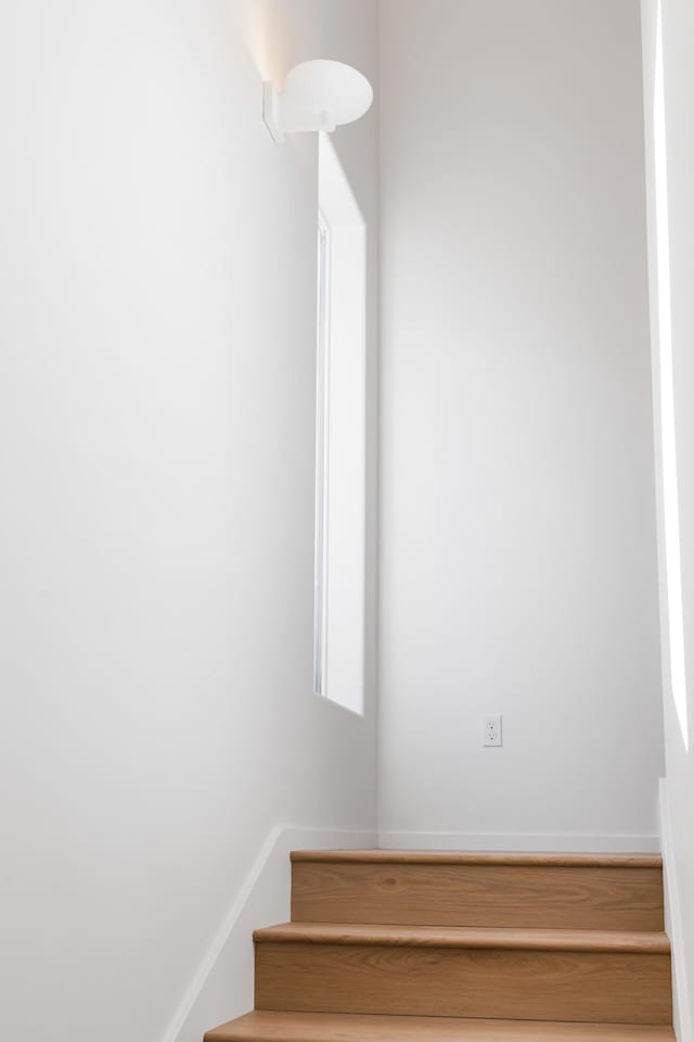 view of stairs
