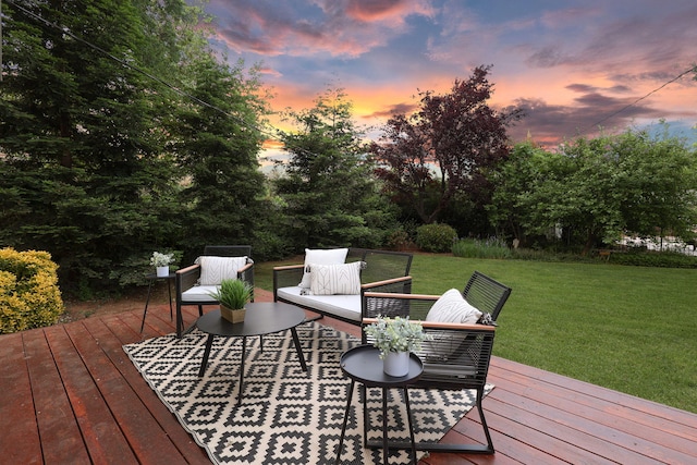 7057 Riata Dr, Redding, CA 96002 - deck with a lawn