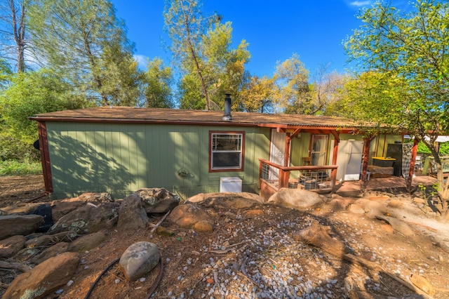 view of back of property