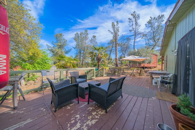view of deck