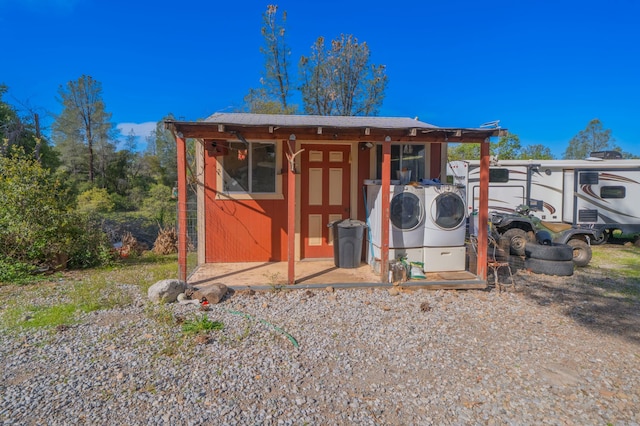 view of outbuilding with an outdoor structure