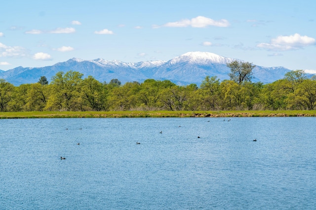 21623 Seven Lakes Ln, Redding, CA 96003 - water view featuring a forest view and a mountain view