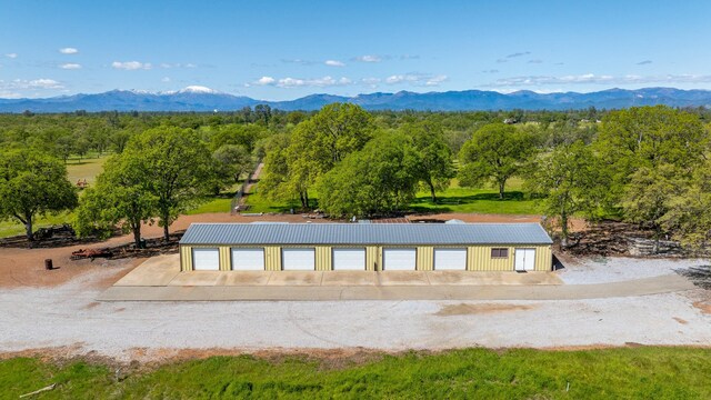 21623 Seven Lakes Ln, Redding, CA 96003 - bird's eye view with a mountain view