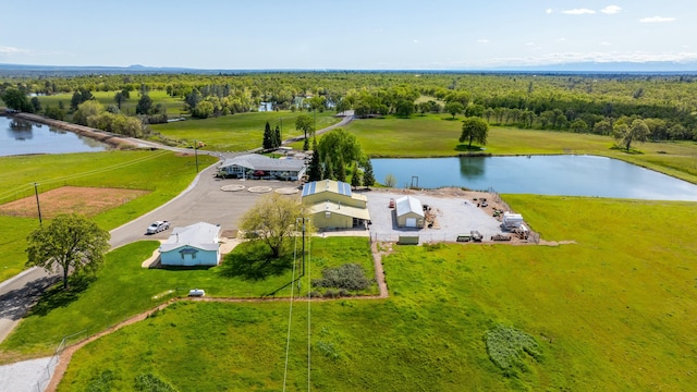 21623 Seven Lakes Ln, Redding, CA 96003 - aerial view with a view of trees and a water view