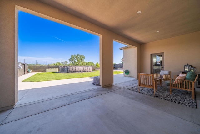 4631 Pleasant Hills Dr, Anderson, CA 96007 - view of patio with a fenced backyard