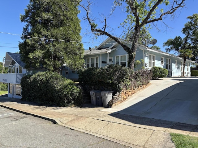 view of front of home