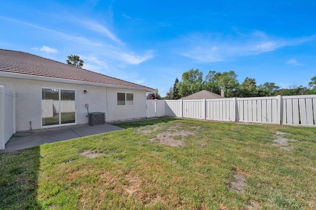 22496 Rio Alto Dr, Cottonwood, CA 96022 - view of yard with a patio and cooling unit