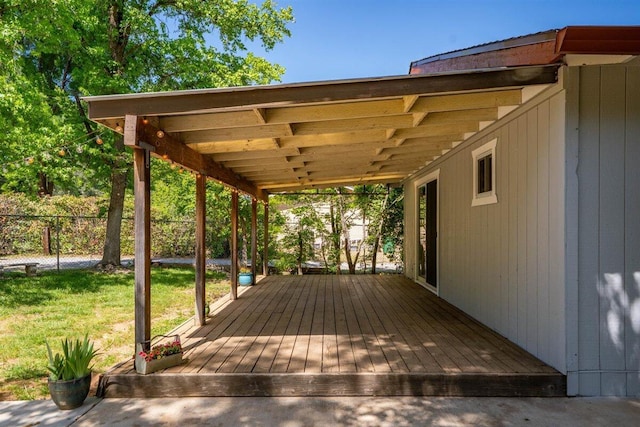 7090 Rio Rancho Rd, Anderson, CA 96007 - deck featuring a yard and fence