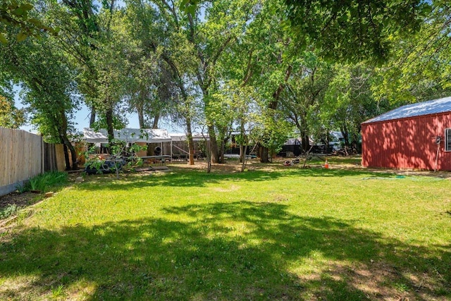 7090 Rio Rancho Rd, Anderson, CA 96007 - view of yard with a fenced backyard