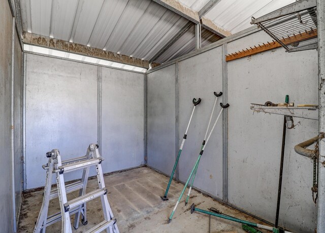view of storage
