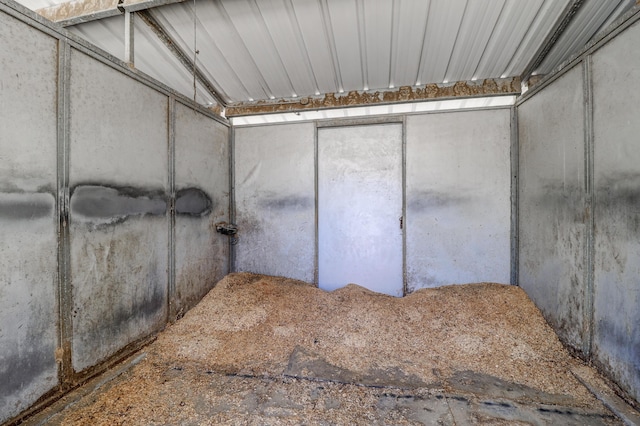 view of storage