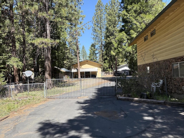 37150 Sapphire Rd, Burney, CA 96013 - view of road featuring a gate