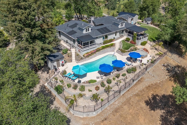 aerial view