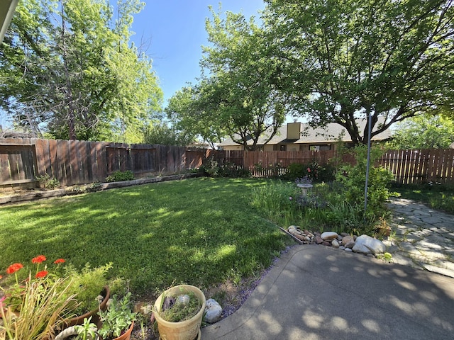 3671 Santa Rosa Way, Redding, CA 96003 - view of yard featuring a fenced backyard